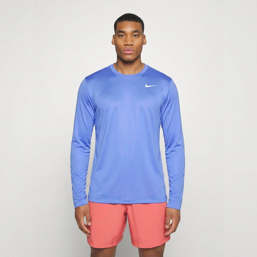 Kit 6 Camisas Nike Dry-Fit Segunda Pele Térmica Manga Longa UV