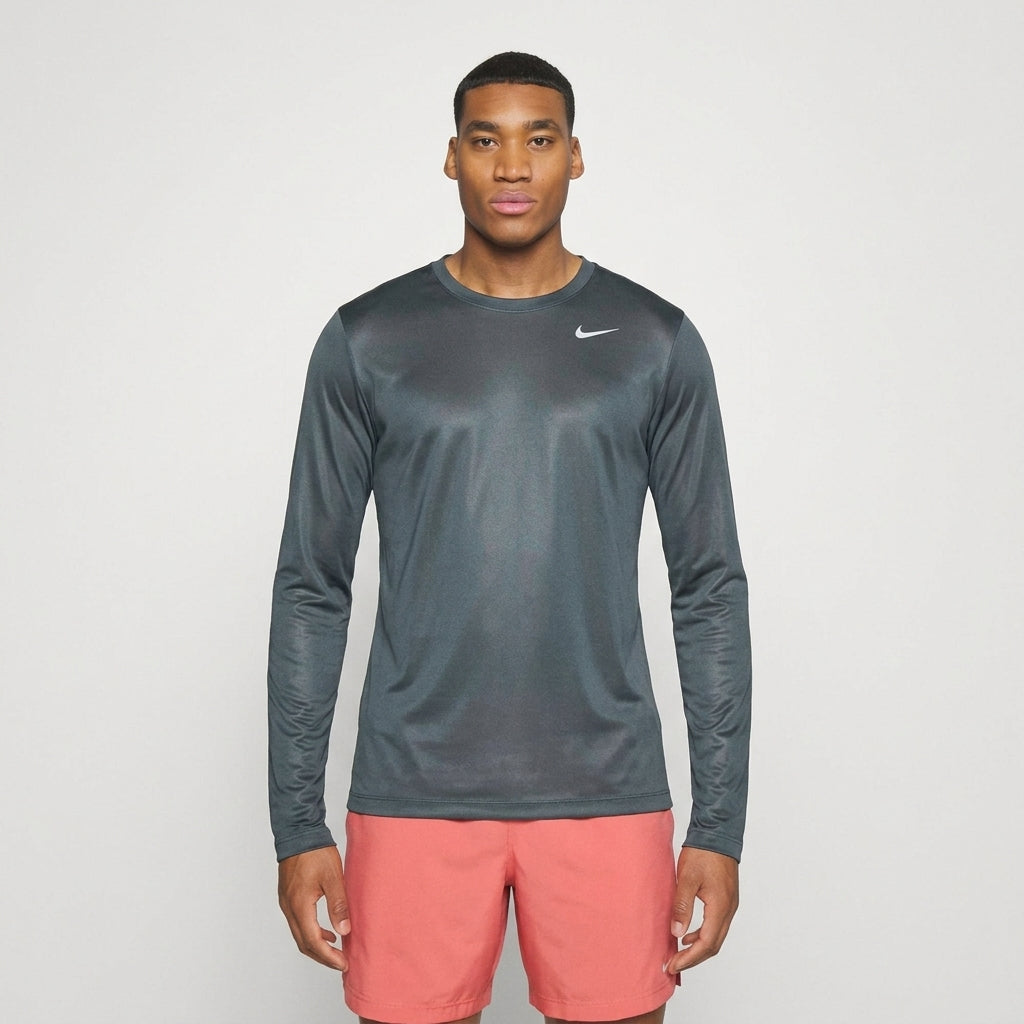 Kit 6 Camisas Nike Dry-Fit Segunda Pele Térmica Manga Longa UV